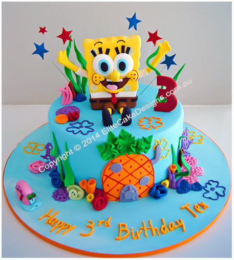 SpongeBob Birthday cake for boys